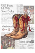 FSU Boots Art Print