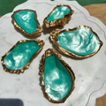 Pearlescent Emerald Oyster Dish