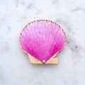 Pink Glow Scallop Dish