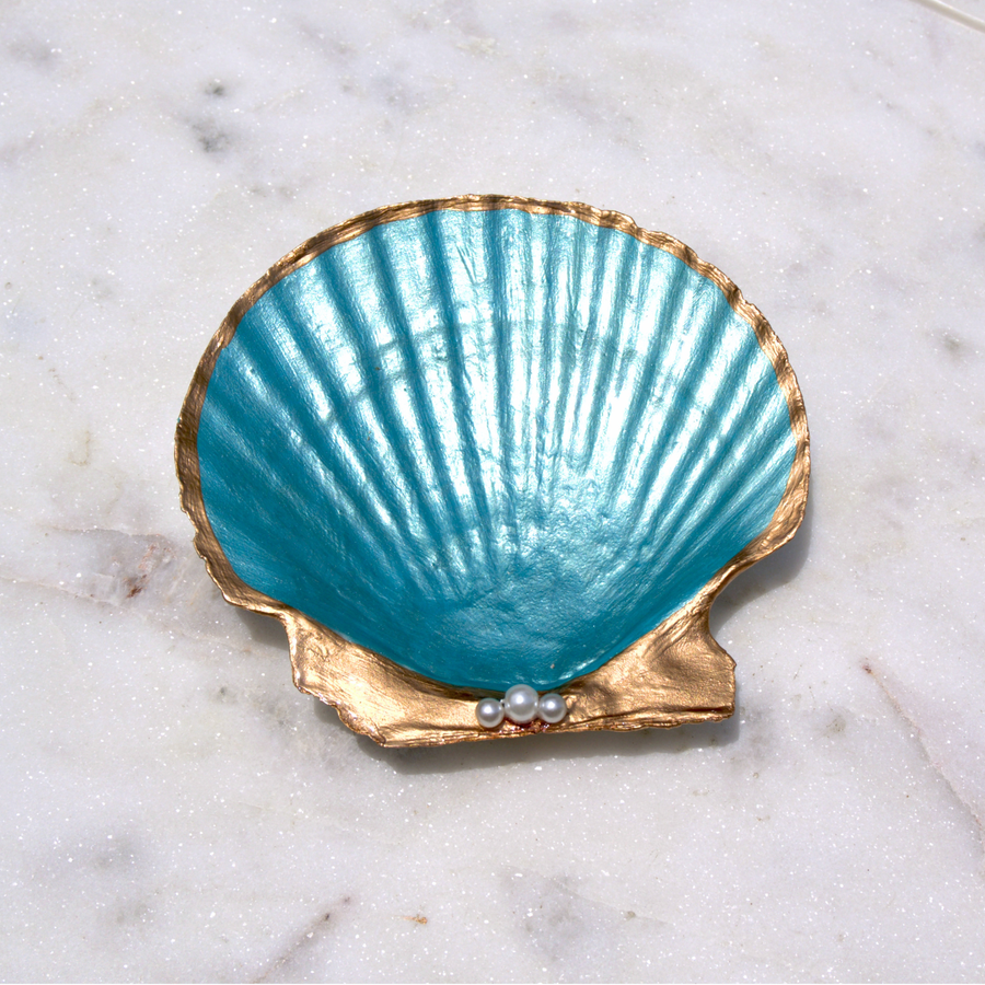 Aquamarine Scallop Dish