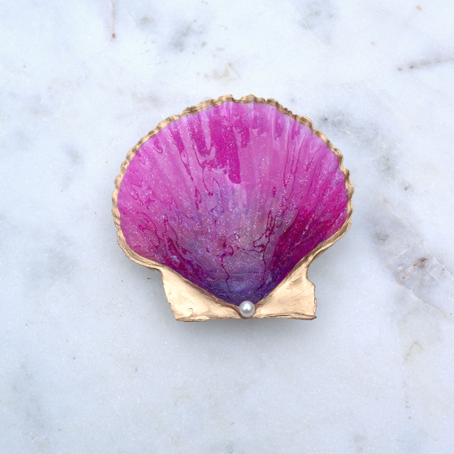 Berry Blush Scallop Dish