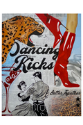 Dancing Kicks Art Print
