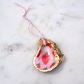 Strawberry Oyster Ornament