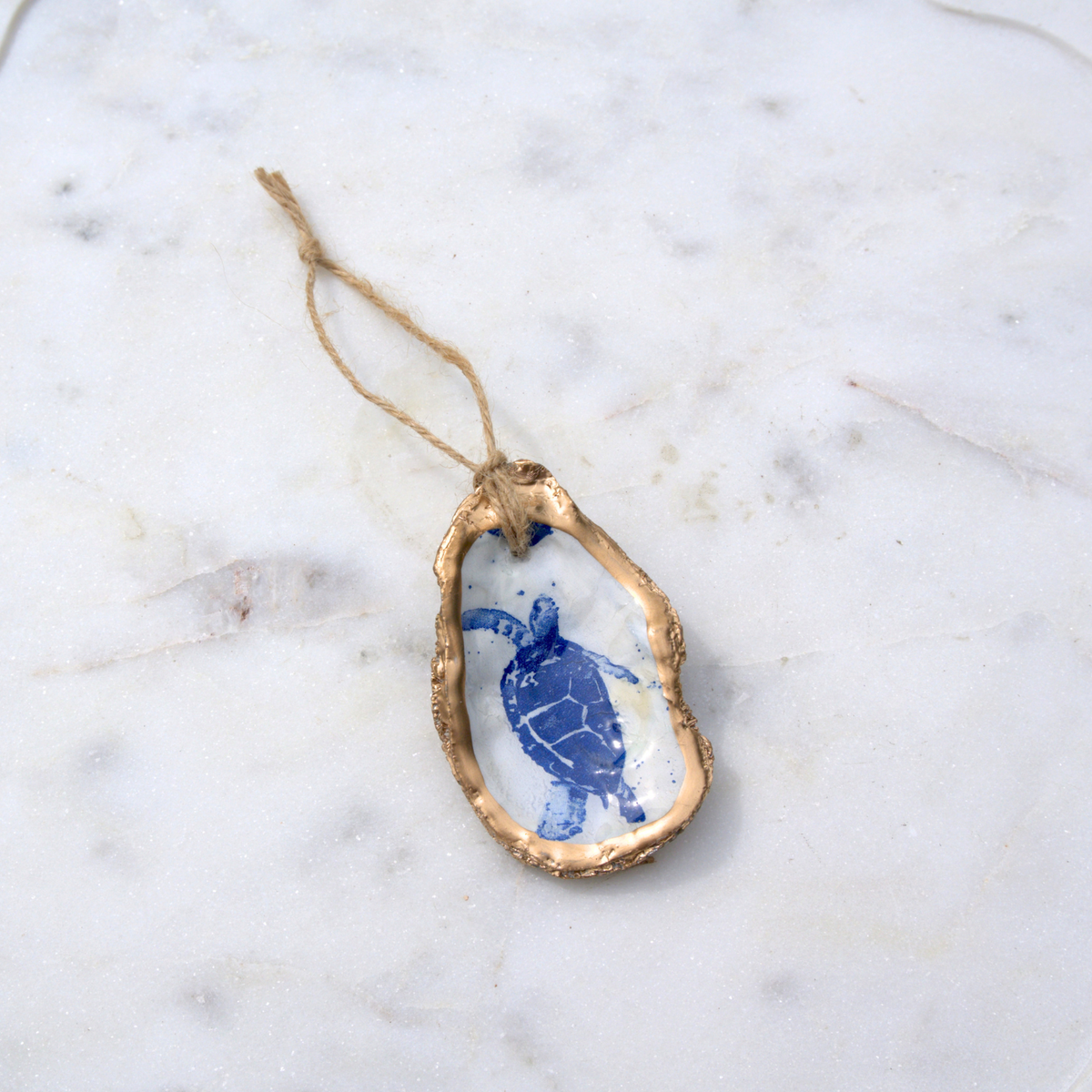 Seaturtle Oyster Ornament