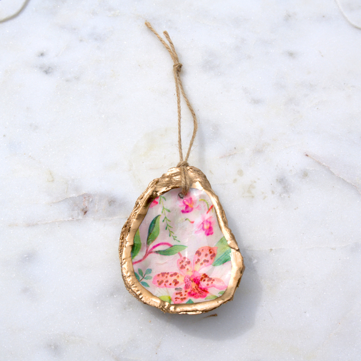 Botanical Oyster Ornament