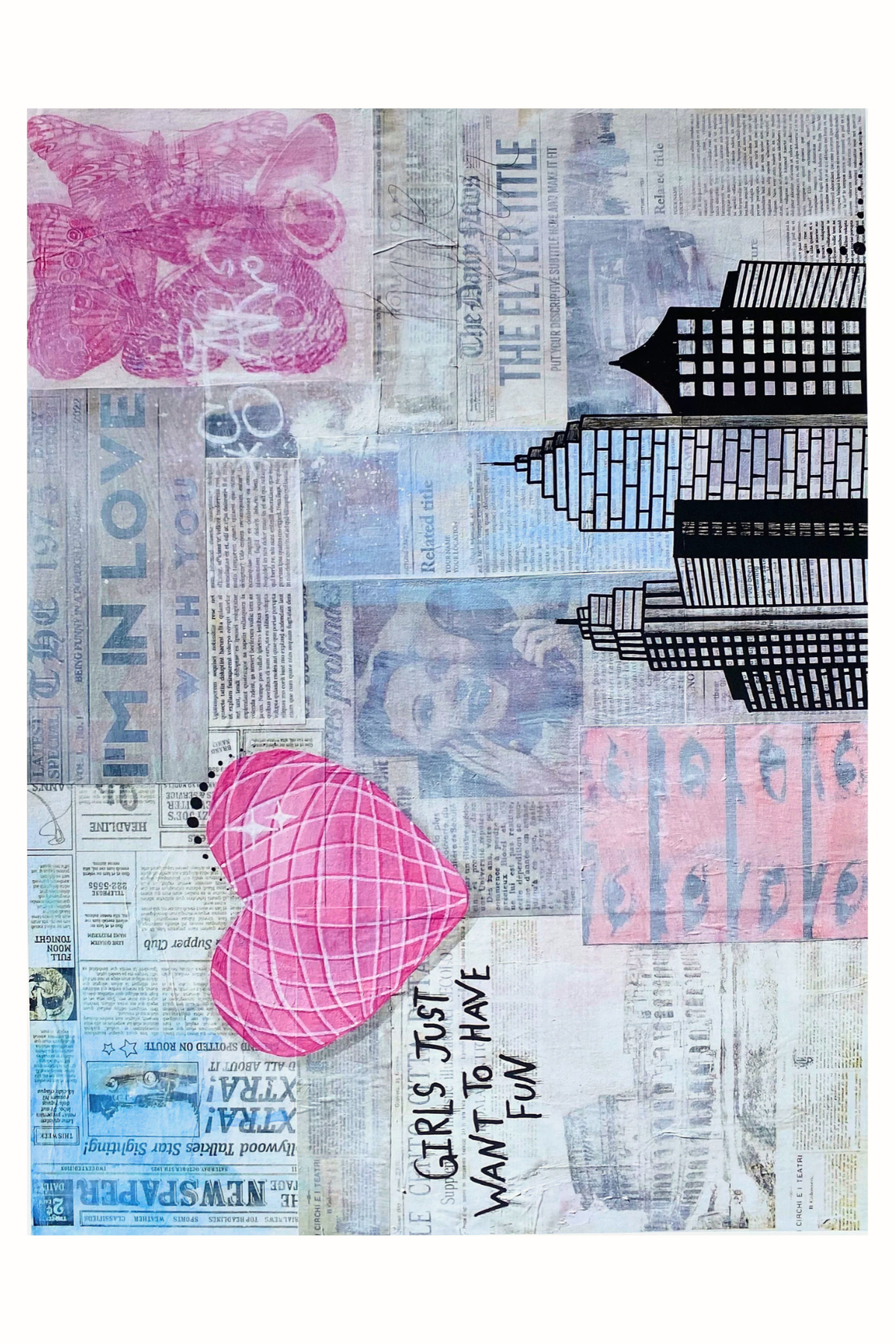 Girls Just Want To Have Fun Art Print