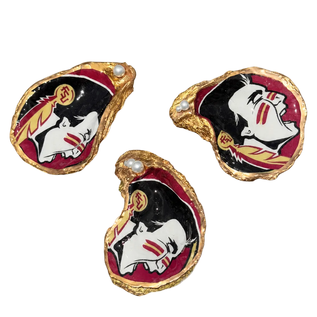 FSU Oyster Shell With Pearls