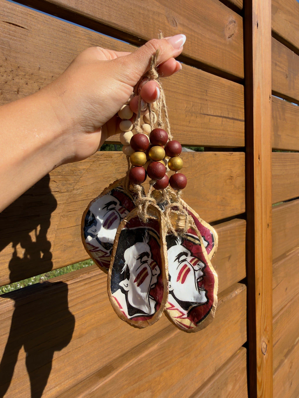FSU Oyster Shell Ornament