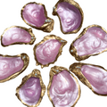 Pink Metallic Oyster Shell