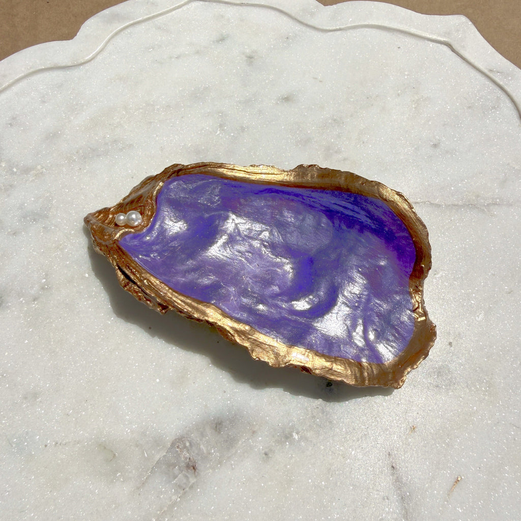 Pearlescent Purple Shell Dish