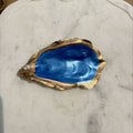Pearlescent Dark Blue Shell Dish