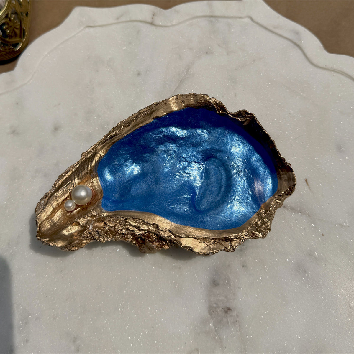 Midnight Blue Oyster Dish