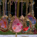 Pink Flamingo Oyster Ornament