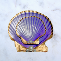 Lilac Pearl Scallop Dish
