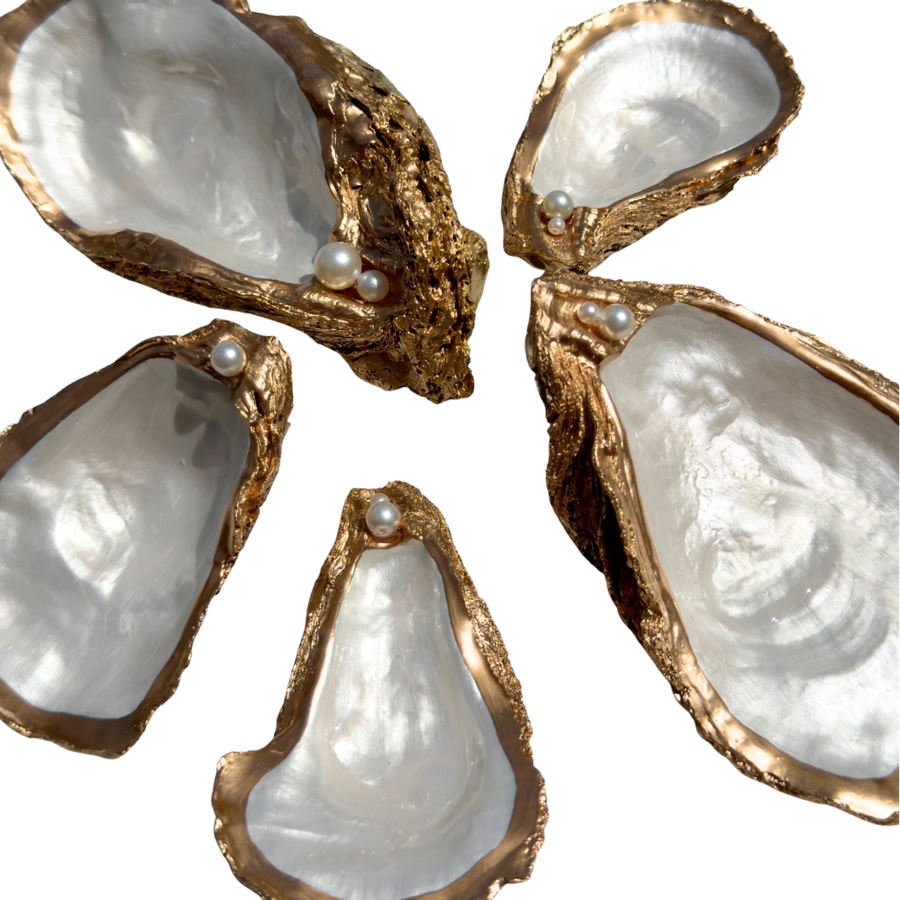 Pearlescent White Oyster Dish