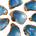 Blue Metallic Shell Jewelry Holders