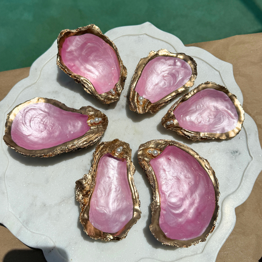 Pearlescent Pink Oyster Dish